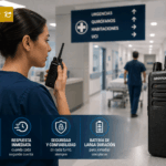 Radios Motorola para hospitales