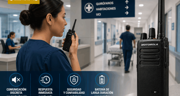 Radios Motorola para hospitales