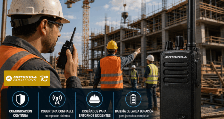 Radios Motorola para construcción: comunicación en obra sin interrupciones